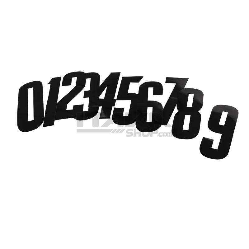 BLACK SMALL SIZE RACE NUMBERS