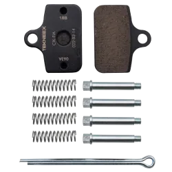 REAR BRAKE PADS FOR TEKNEEX 2 PISTONS CALIPER D24