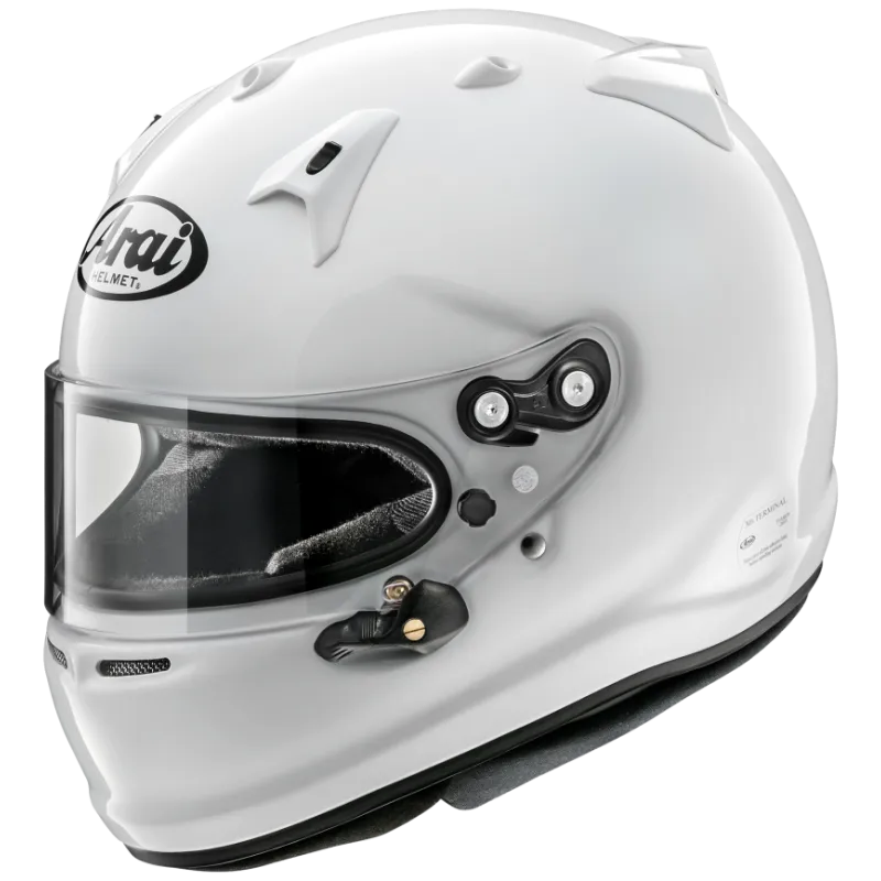 GP7 ARAI HELMET WITH HANS CLIPS