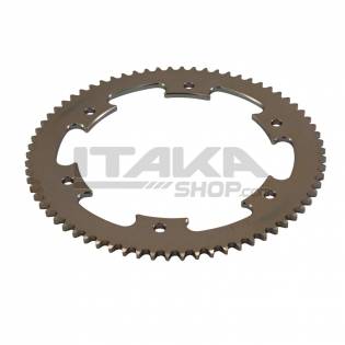 Red Anodized Chainring Red-Line 219 75 Teeth Aluminium 
