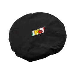 KG BLACK STEERING WHEEL COVER