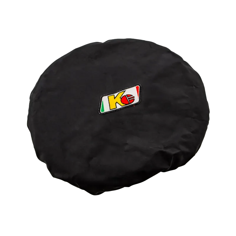 KG BLACK STEERING WHEEL COVER