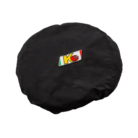 KG BLACK STEERING WHEEL COVER