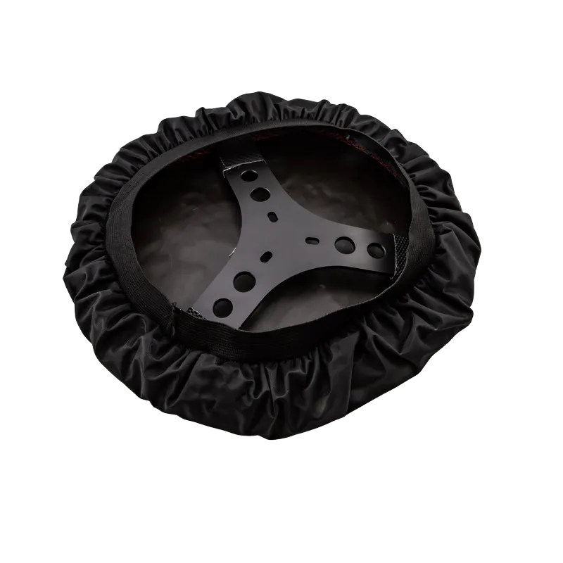 KG BLACK STEERING WHEEL COVER