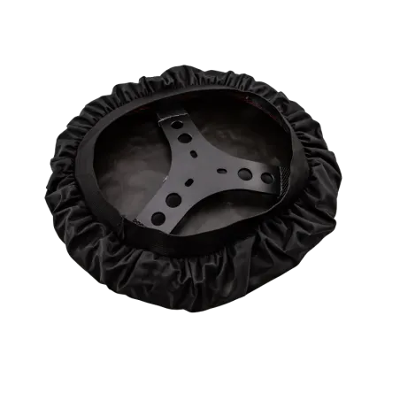 KG BLACK STEERING WHEEL COVER