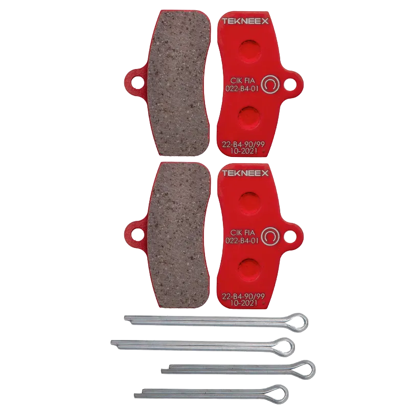 FRONT BRAKE PADS FOR TEKNEEX 4 PISTONS CALIPER D18