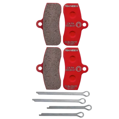 FRONT BRAKE PADS FOR TEKNEEX 4 PISTONS CALIPER D18