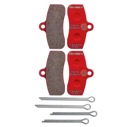 PASTILLAS DELANTERAS PARA ESTRIBO TEKNEEX DE 4 PISTONES D18-8 MM