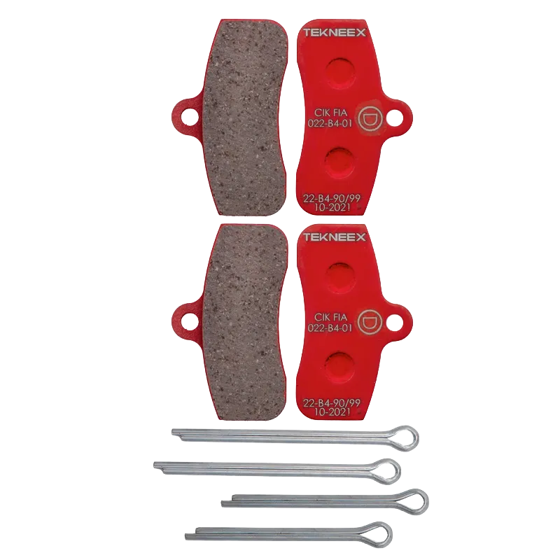 FRONT BRAKE PADS FOR TEKNEEX 4 PISTONS CALIPER D18