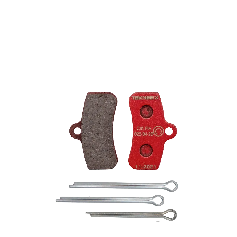 FRONT BRAKE PADS FOR TEKNEEX 4 PISTONS CALIPER D18