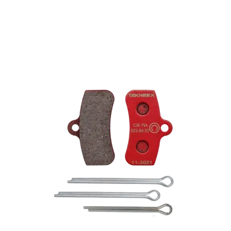FRONT BRAKE PADS FOR TEKNEEX 4 PISTONS CALIPER D18