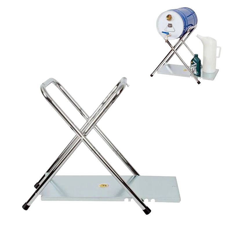 FOLDING FUEL BARREL STAND