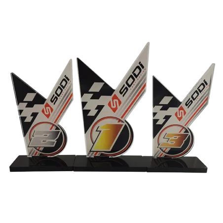 SODI KART RACING KARTING TROPHY - SET OF 3