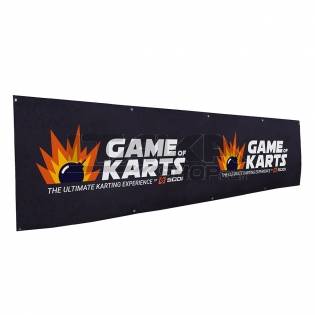 GAME OF KARTS NON WOVEN BANNER