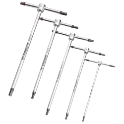SET OF 5 FACOM ALLEN KEYS WITH T HANDLE