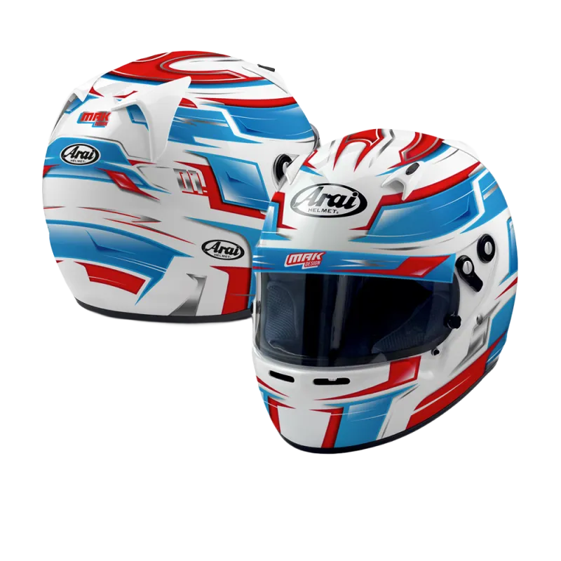 CASCO ARAI CK6-CMR PERSONALIZADO