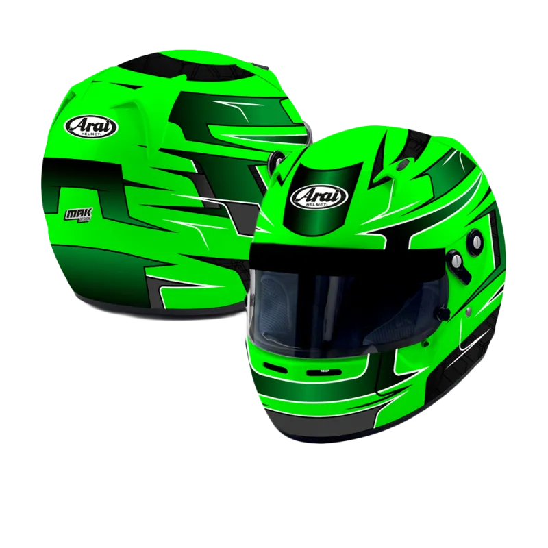 CASCO ARAI CK6-CMR PERSONALIZADO