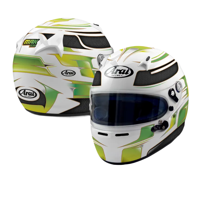 INDIVIDUELL GESTALTETER ARAI SK6-HELM