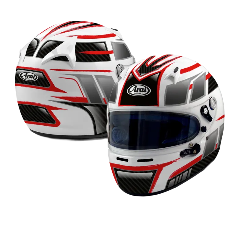 INDIVIDUELL GESTALTETER ARAI SK6-HELM