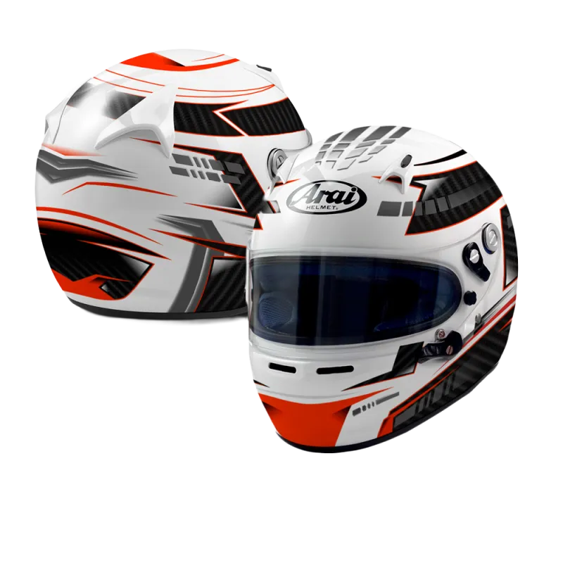 INDIVIDUELL GESTALTETER ARAI SK6-HELM
