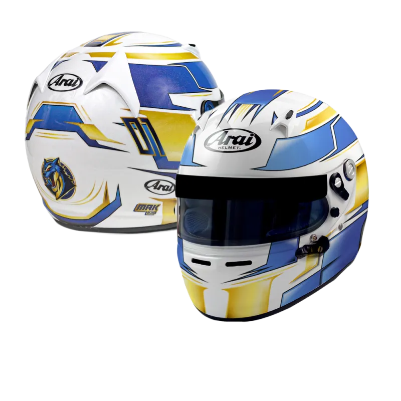INDIVIDUELL GESTALTETER ARAI SK6-HELM