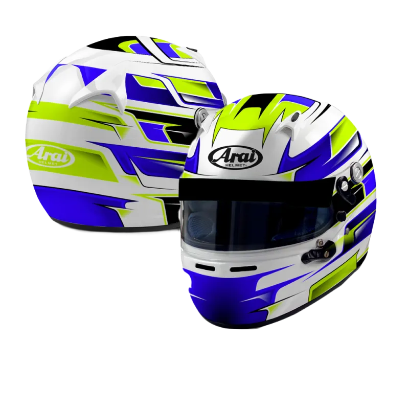 INDIVIDUELL GESTALTETER ARAI SK6-HELM