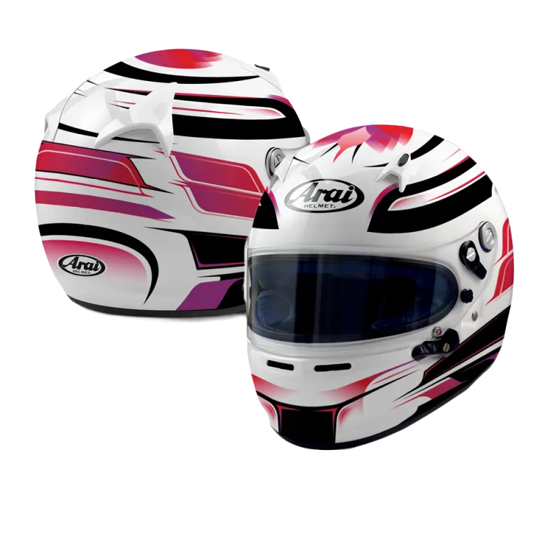 INDIVIDUELL GESTALTETER ARAI SK6-HELM