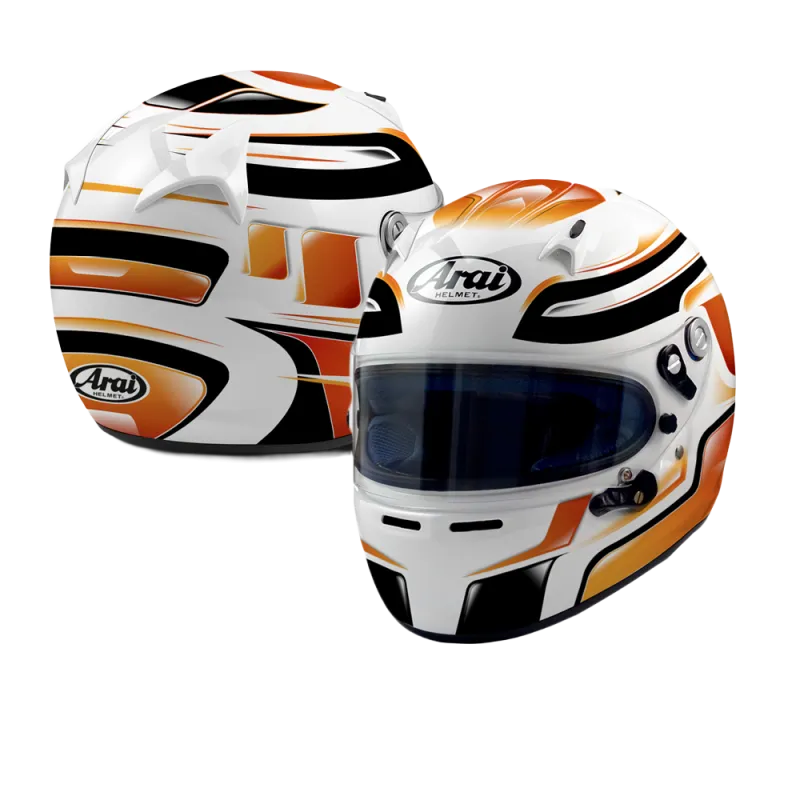 INDIVIDUELL GESTALTETER ARAI SK6-HELM