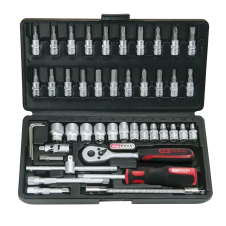 SOCKET SET 1/4' 46 PIECES-KS TOOLS