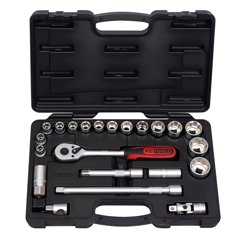 SOCKET SET 1/2' 22 PIECES-KS TOOLS