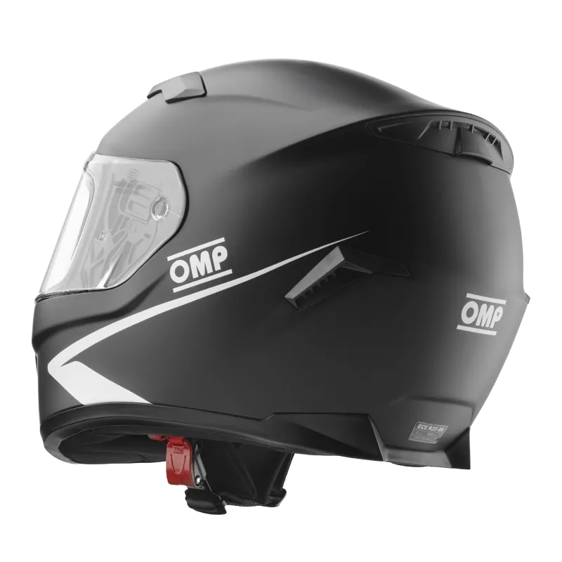 CIRCUIT EVO2 BLACK OMP HELMET
