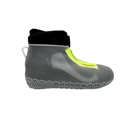 CLEAR RAIN SHOES IN SILICONE
