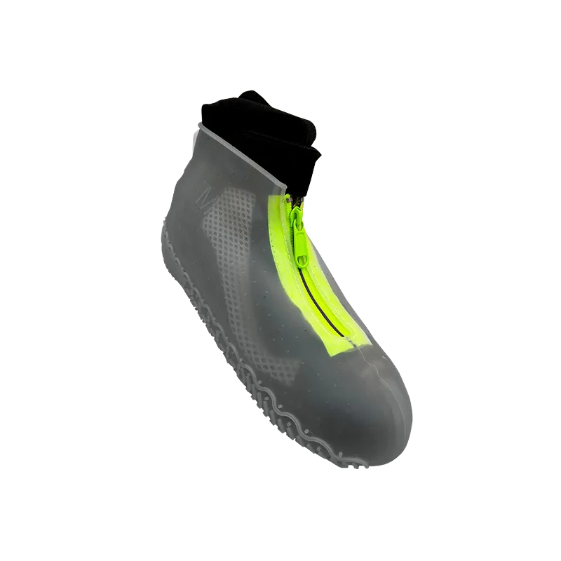 CLEAR RAIN SHOES IN SILICONE