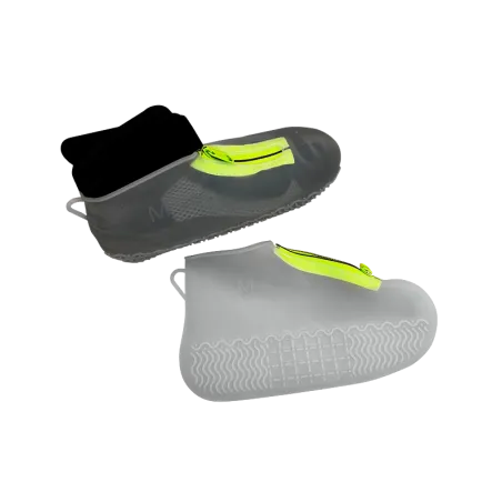 CLEAR RAIN SHOES IN SILICONE