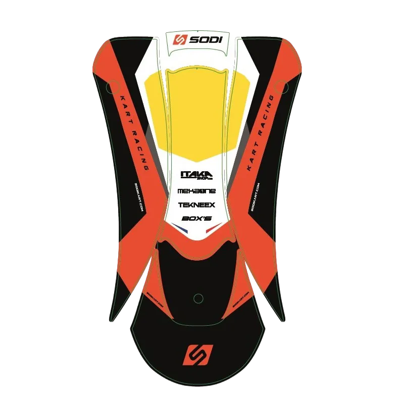 FRONT PANEL 508 STICKERS KIT SODI RACING 24
