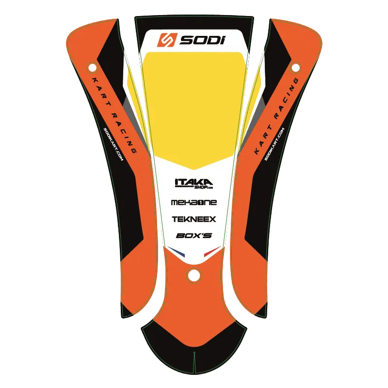 FRONT PANEL STICKERS KIT SODI FURIA 24