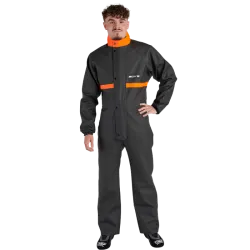 BLACK/ORANGE BOX'S RAIN SUIT