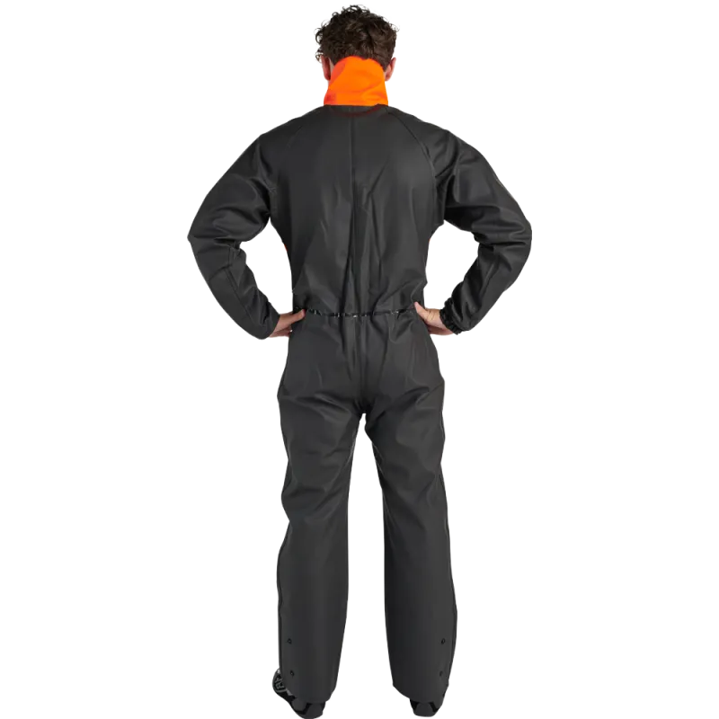 BLACK/ORANGE BOX'S RAIN SUIT