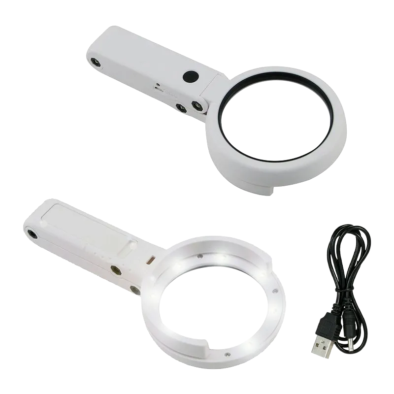 ILLUMINATED MAGNIFIER - HAND-HELD OR TABLE-TOP