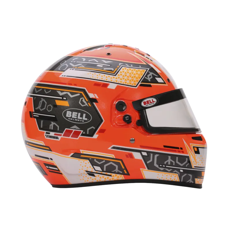 RS7-K ORANGE STAMINA BELL HELMET - FIA 8878-2024