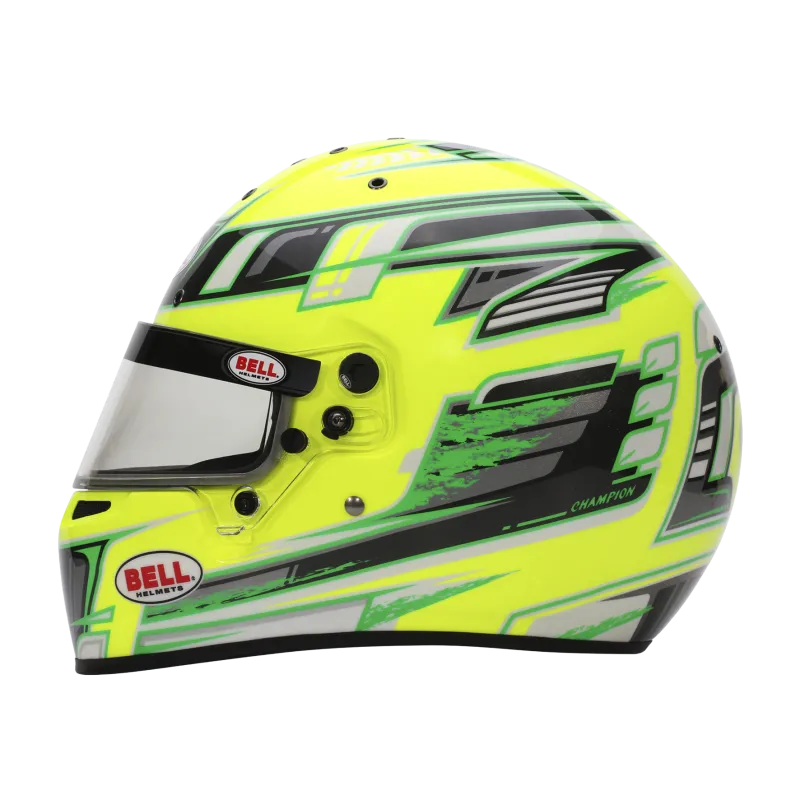 KC7-CMR YELLOW CHAMPION BELL HELMET