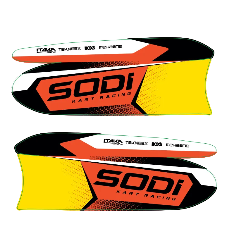 SIDE POD STICKERS KIT SODI RACING 22