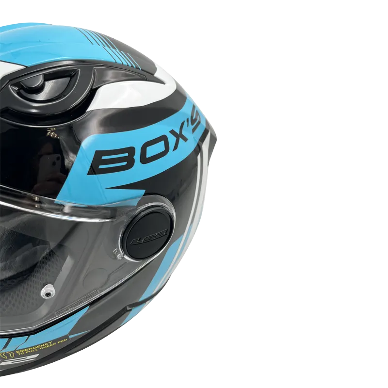 BOX'S R5/LS2 HELMET VISOR FIXING COVER KIT - KID
