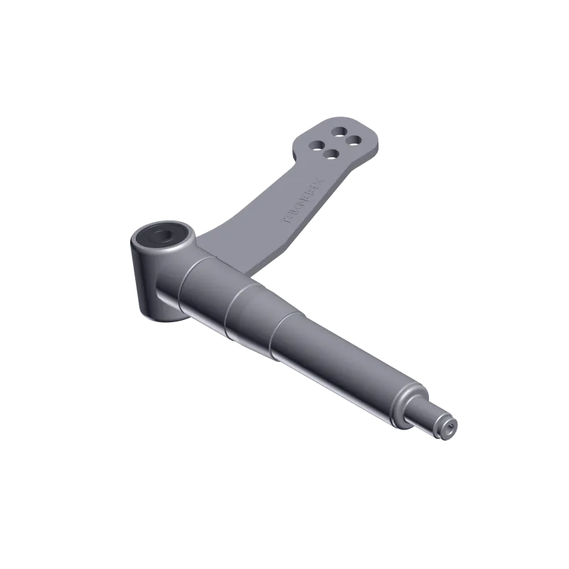 TEKNEEX 25 MM DIAMETER M14 STUB AXLE - 4 HOLES