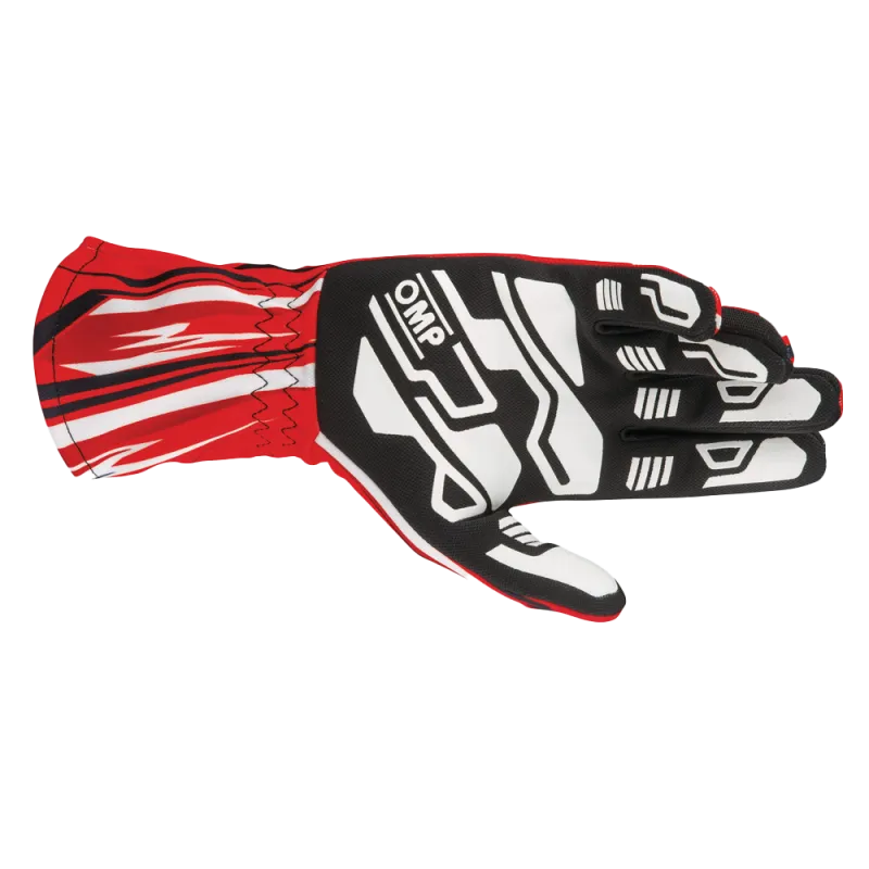 GANTS OMP KS-4 ART ROUGE/BLANC 4 (5XS)