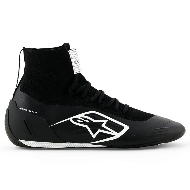 ALPINESTARS SUPERTECH K FIA BLACK SHOES  37