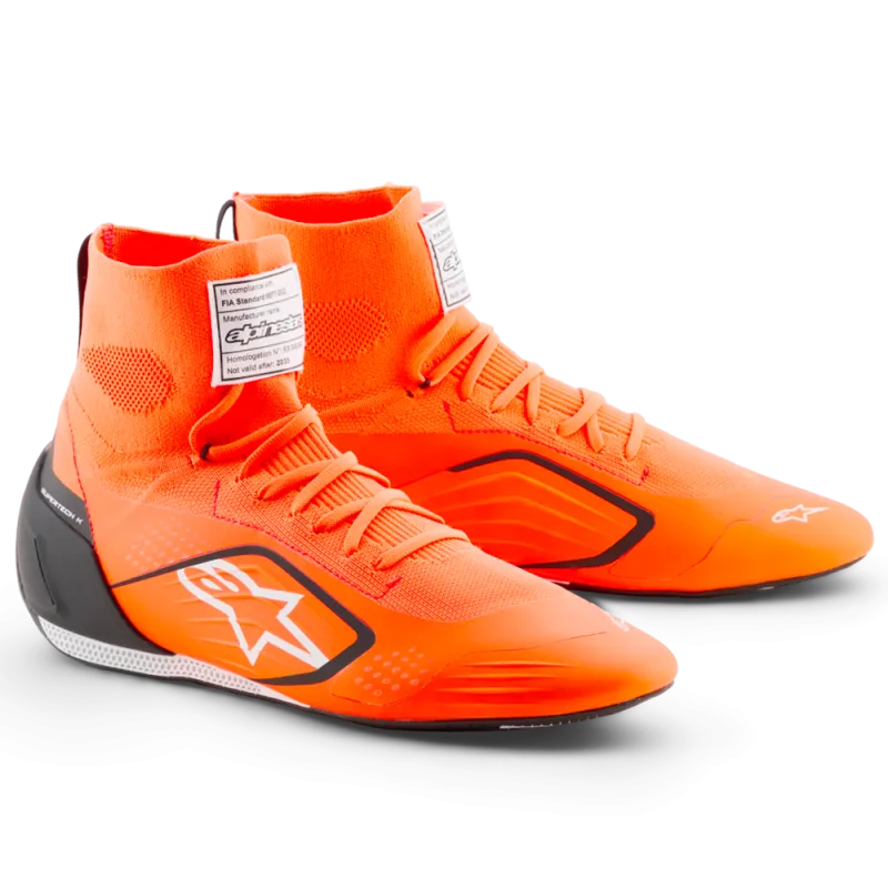 ALPINESTARS SUPERTECH K FIA BLACK SHOES  37