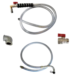 KIT FLEXIBLE COMPLET POUR ASPIRATEUR HUILE VIDANGE