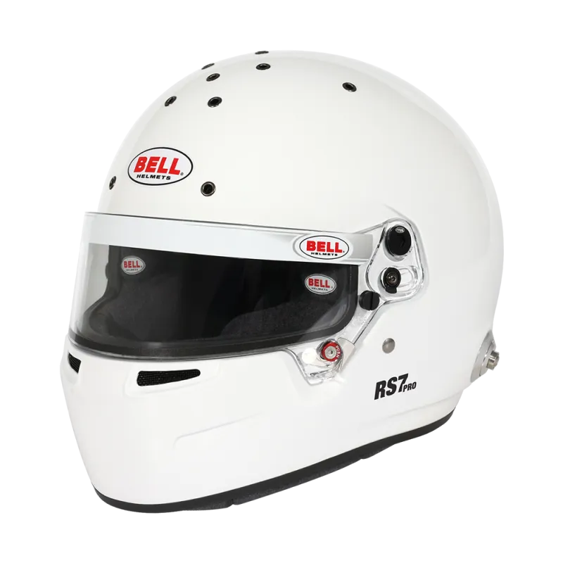 BELL RS7-PRO HELMET WITH HANS CLIPS  54