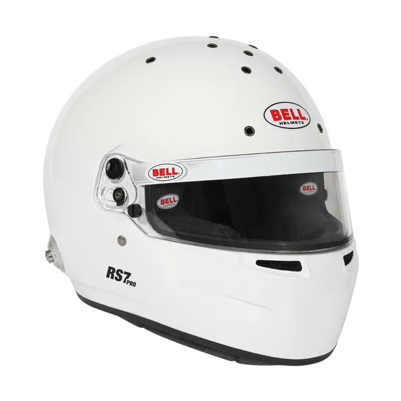 BELL RS7-PRO HELMET WITH HANS CLIPS  54